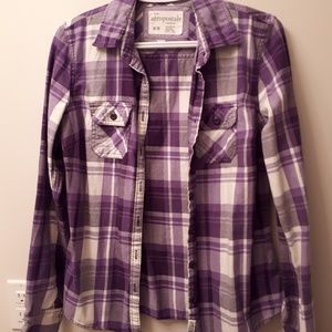 🌼2/20 AEROPOSTALE Plaid Button Down 💜
